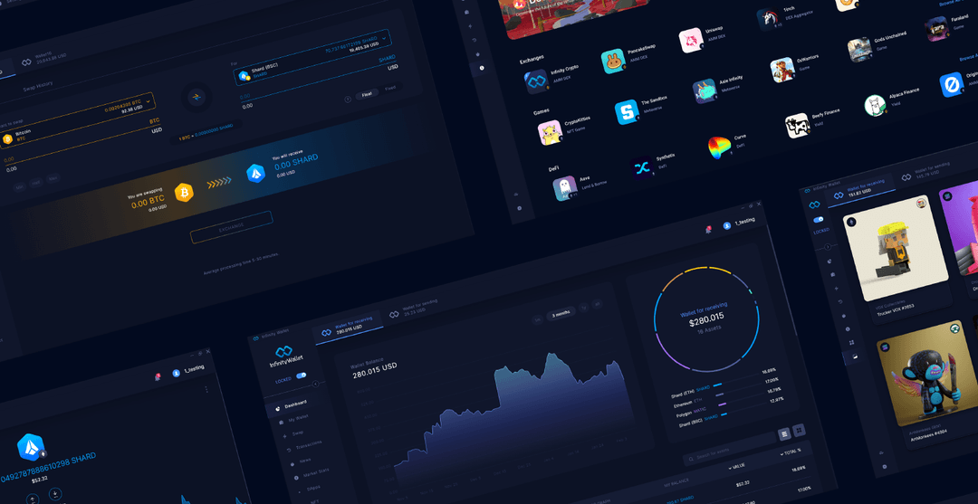 Infinity Wallet 桌面横幅