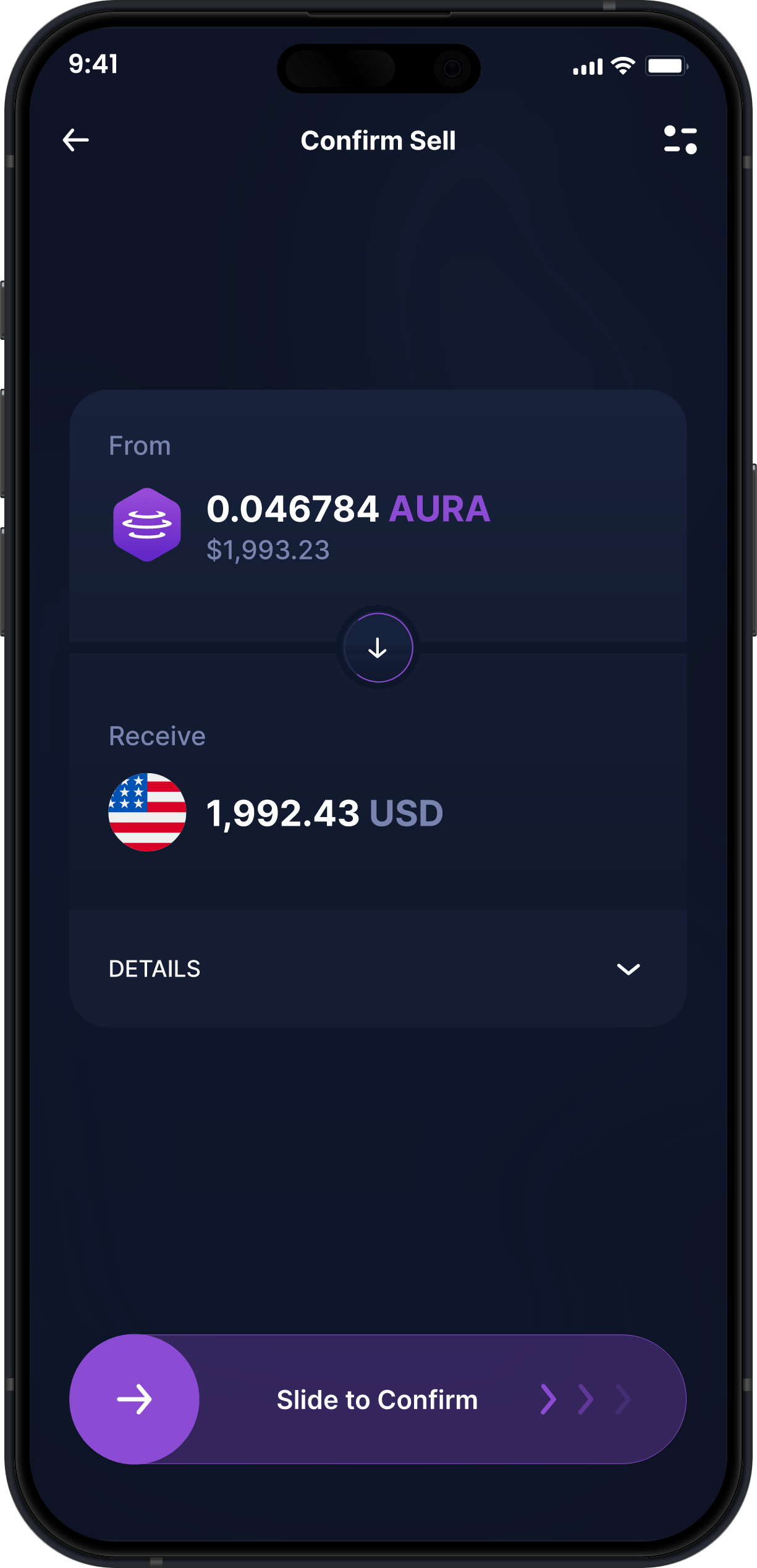 Infinity Desktop Aura Wallet - Buy & Sell AURA