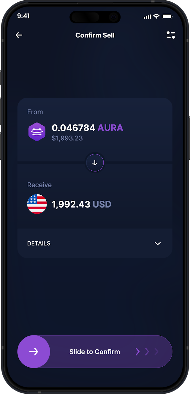 无限桌面Aura钱包 - 购买和销售AURA