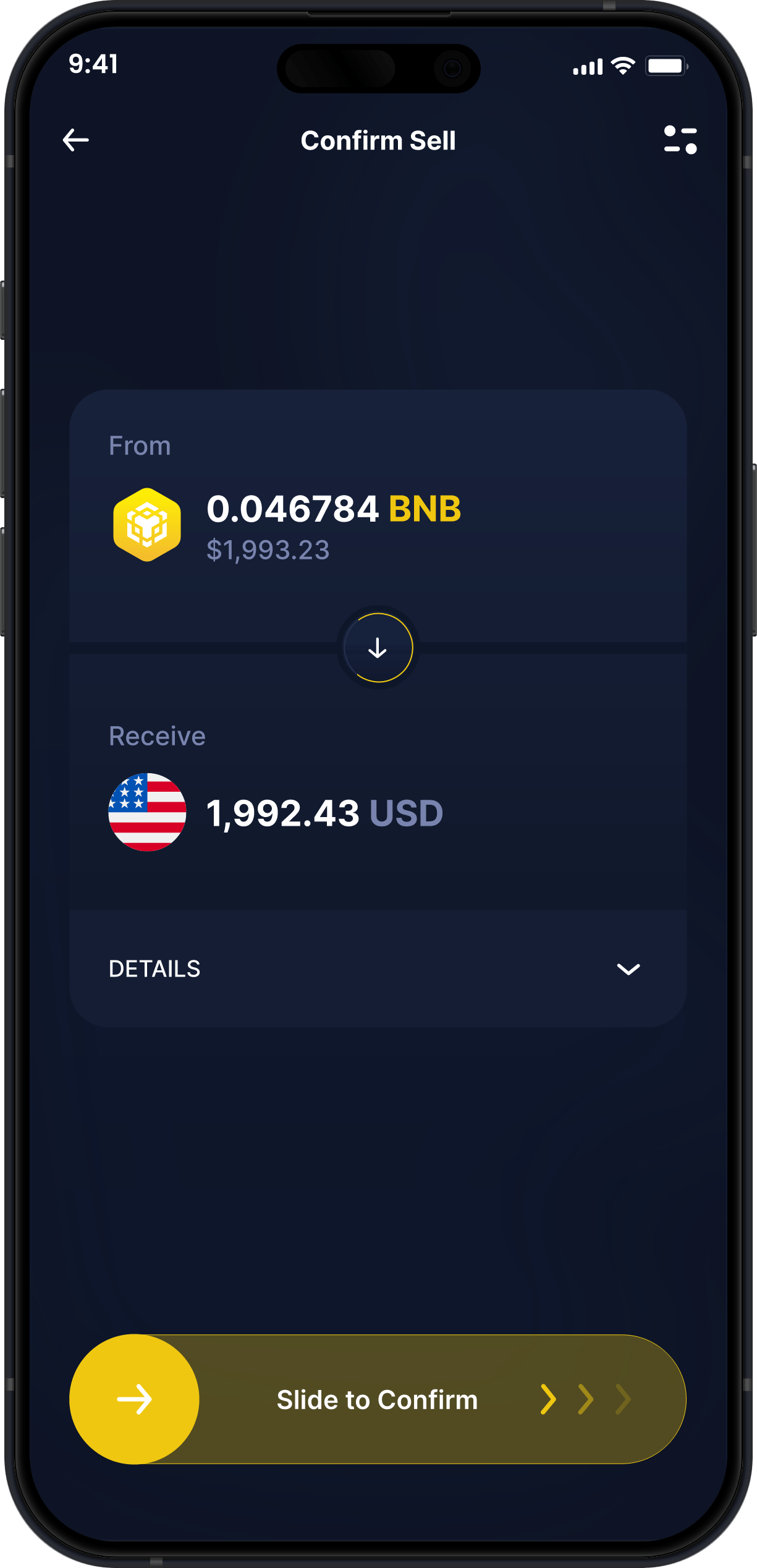 Infinity Desktop Binance Coin Wallet - Buy & Sell BNB