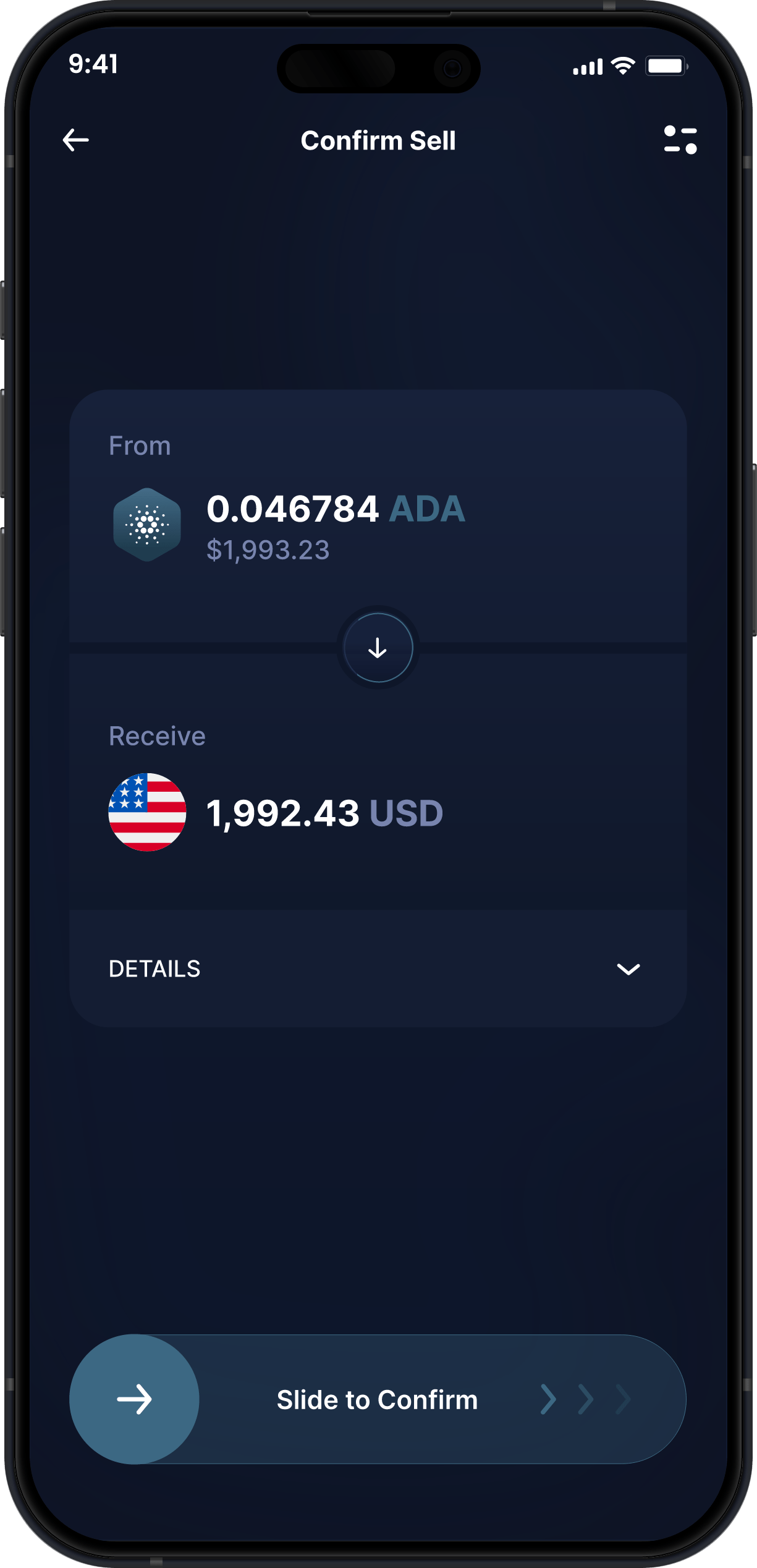 Infinity Desktop Cardano Wallet - Compra & Vendi ADA