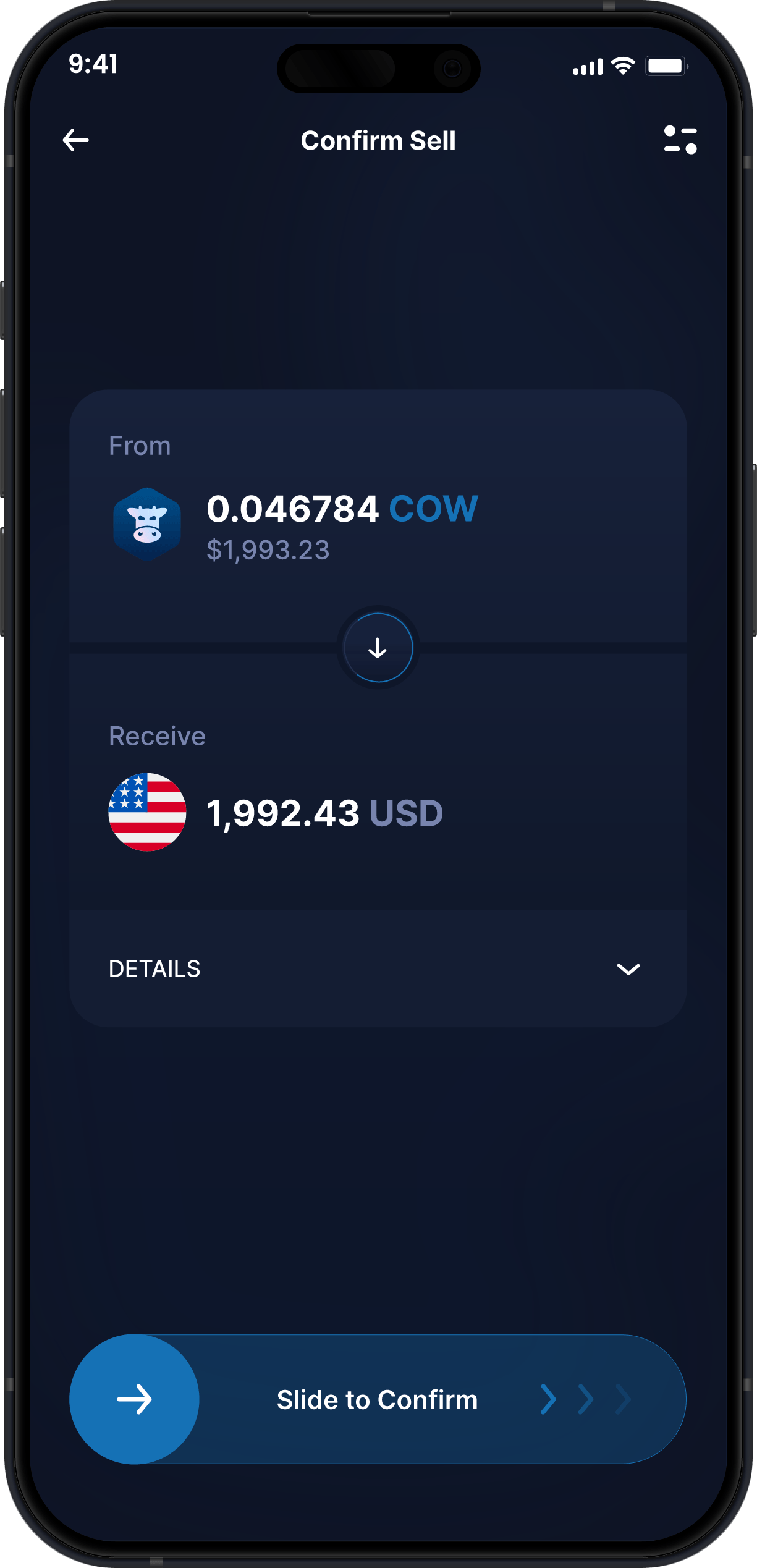 Infinity Desktop CoW Protocol Wallet - Buy & Sell COW