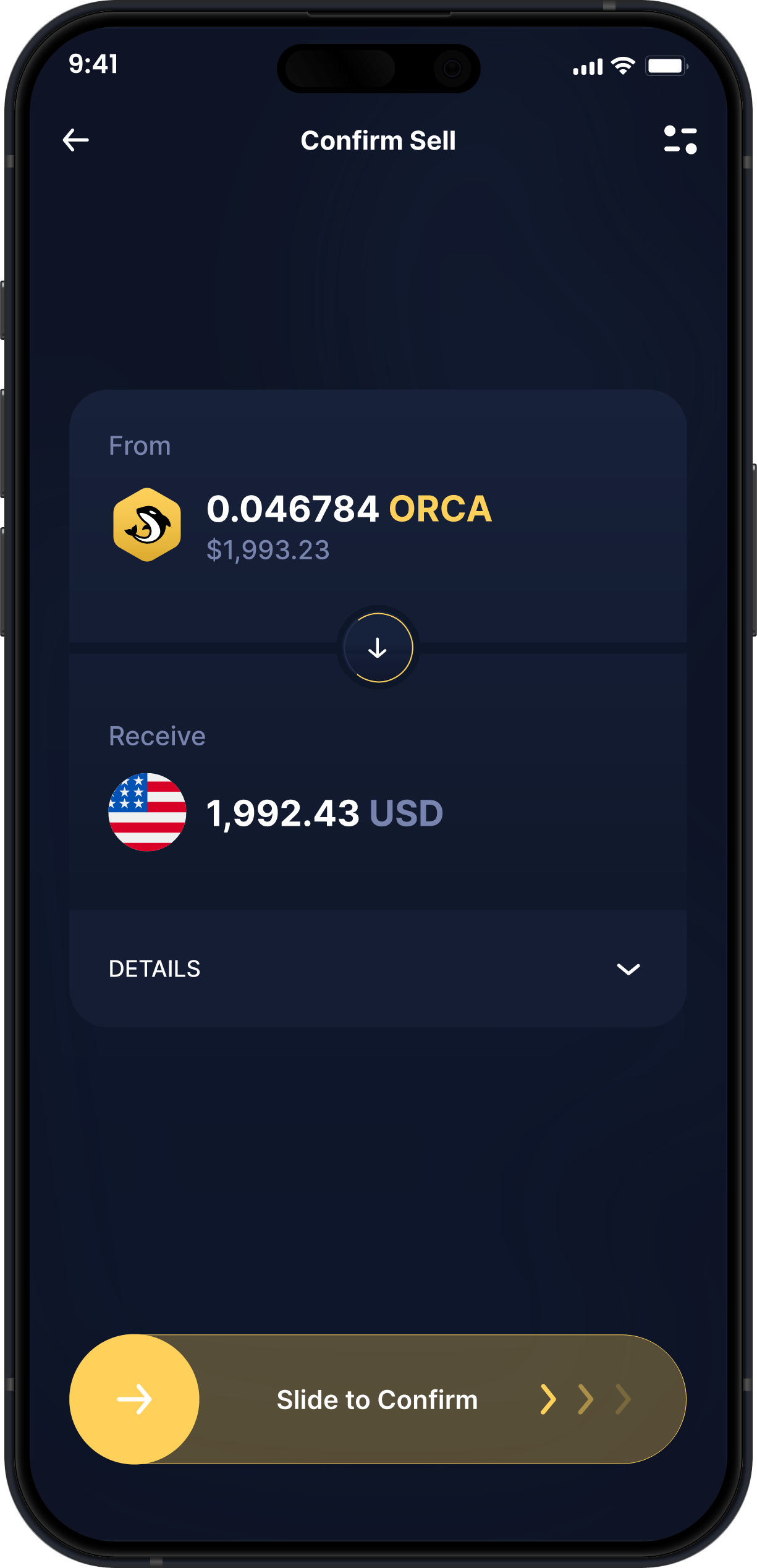 Infinity Desktop Orca Wallet - Buy & Sell ORCA
