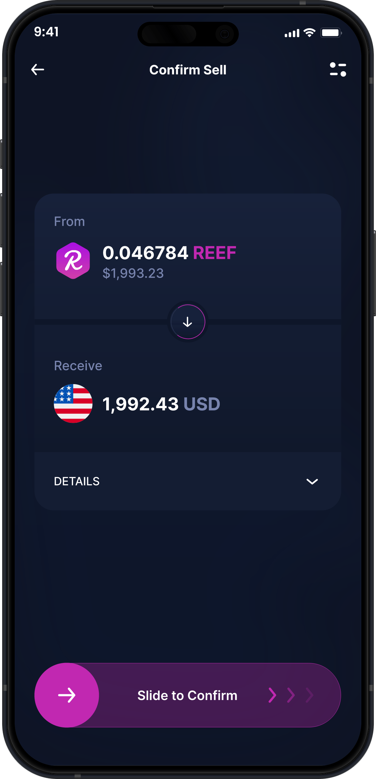 Infinity Desktop Reef Wallet - Buy & Sell REEF