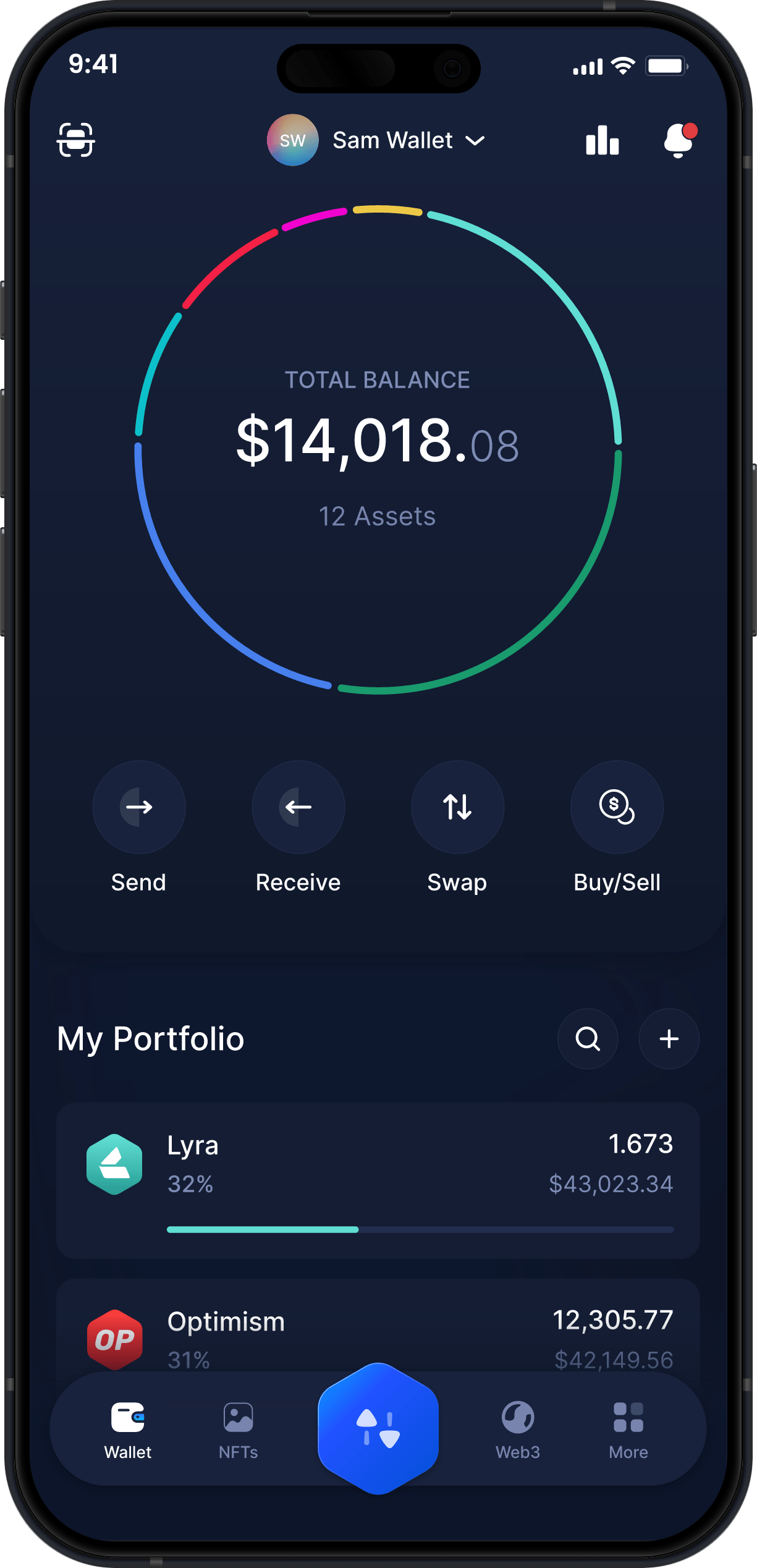 Infinity Móvel Lyra Wallet - Painel LYRA