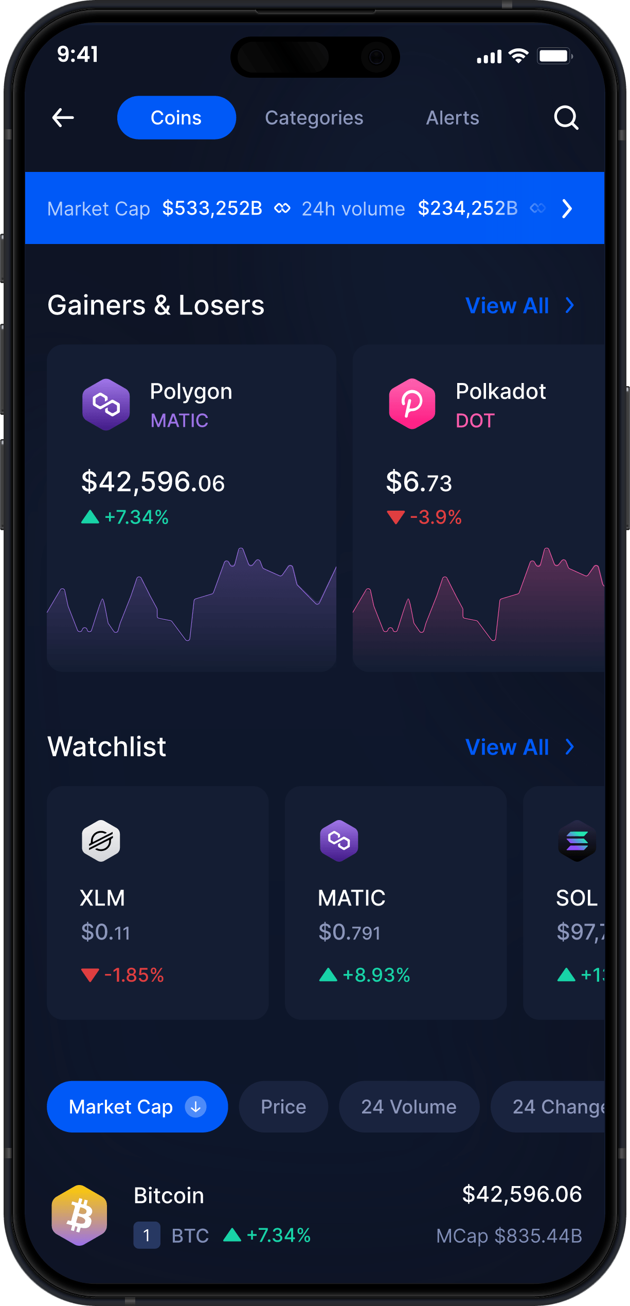 Infinity Móvel Polygon Wallet - Estatísticas e Rastreador de Mercado MATIC