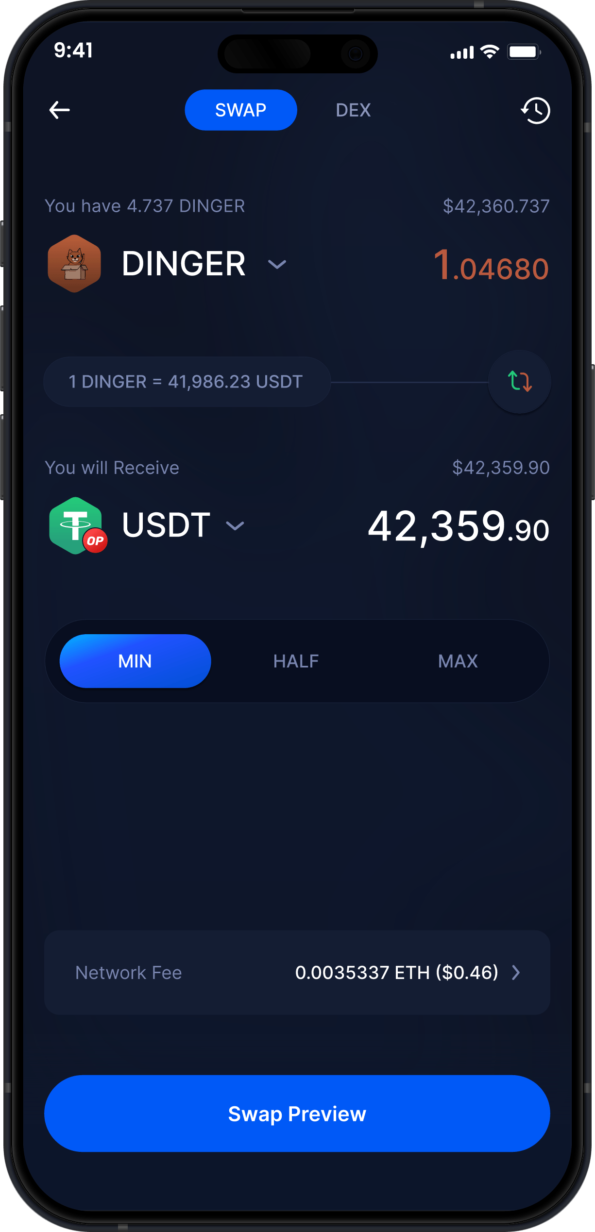 Infinity Móvel Dinger Wallet - Trocar DINGER