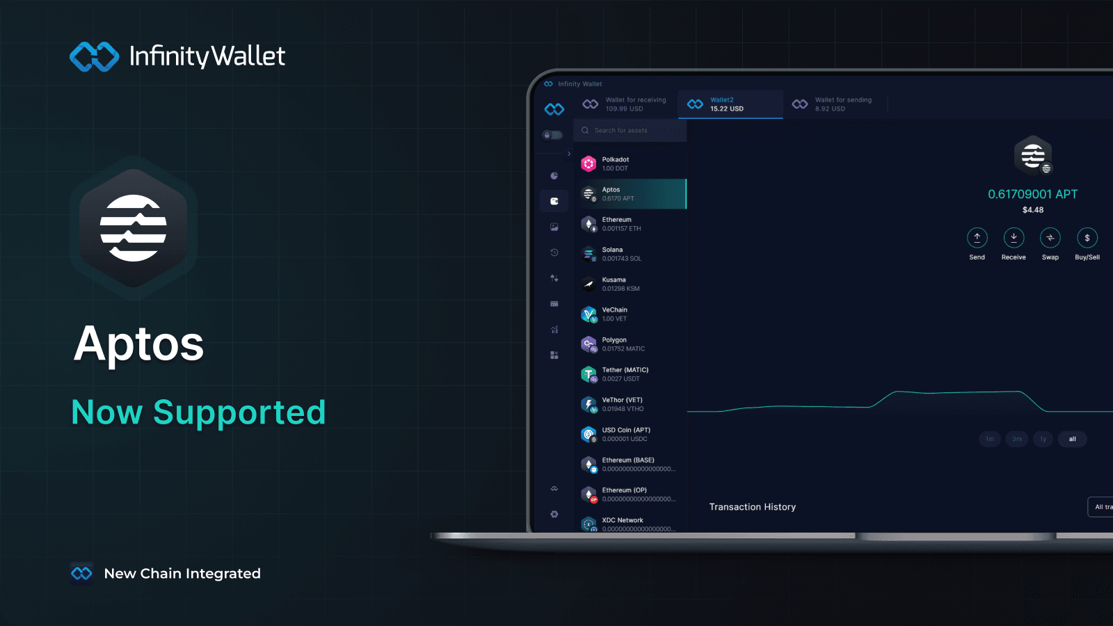 Aptos Integrated into Infinity Wallet 