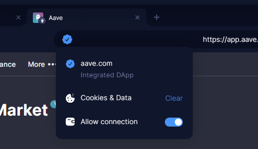 Allow Web3 Browser connection