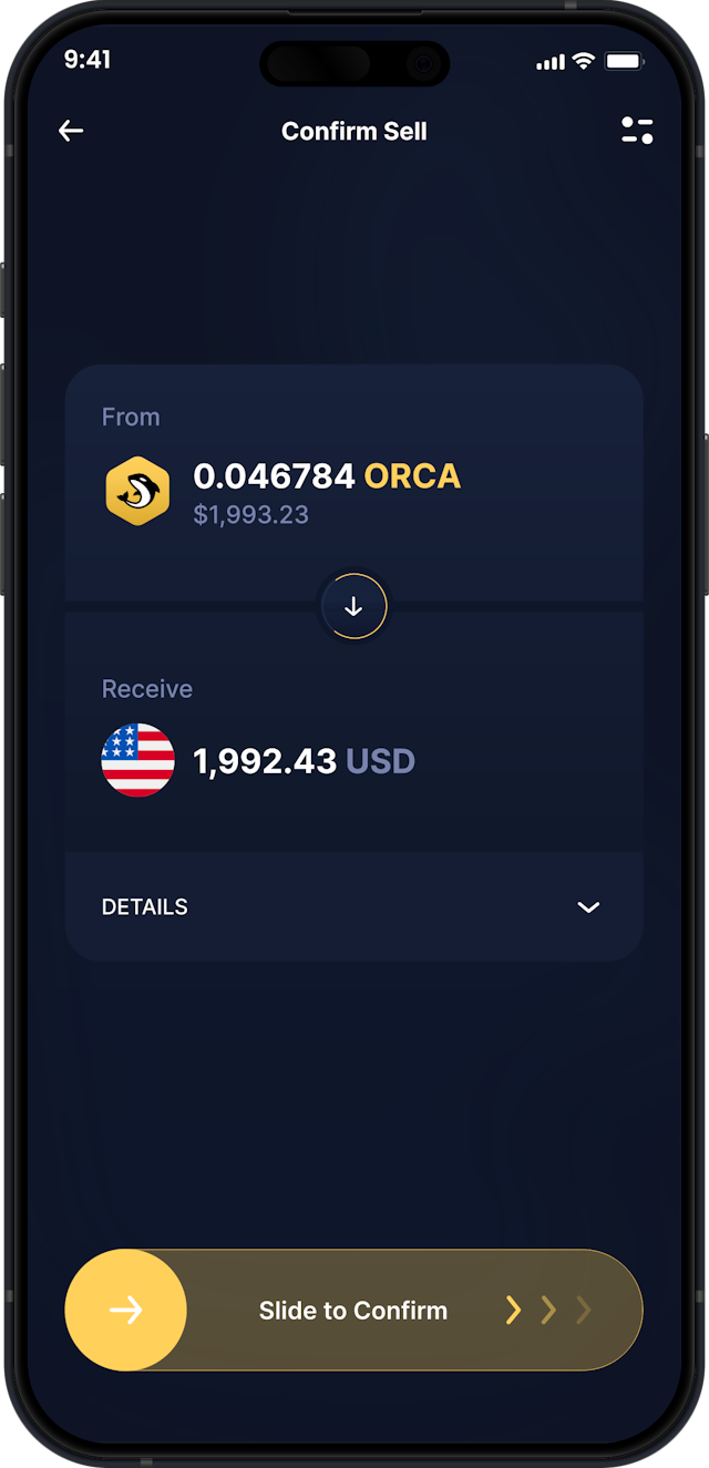 无限桌面Orca钱包 - 购买和销售ORCA