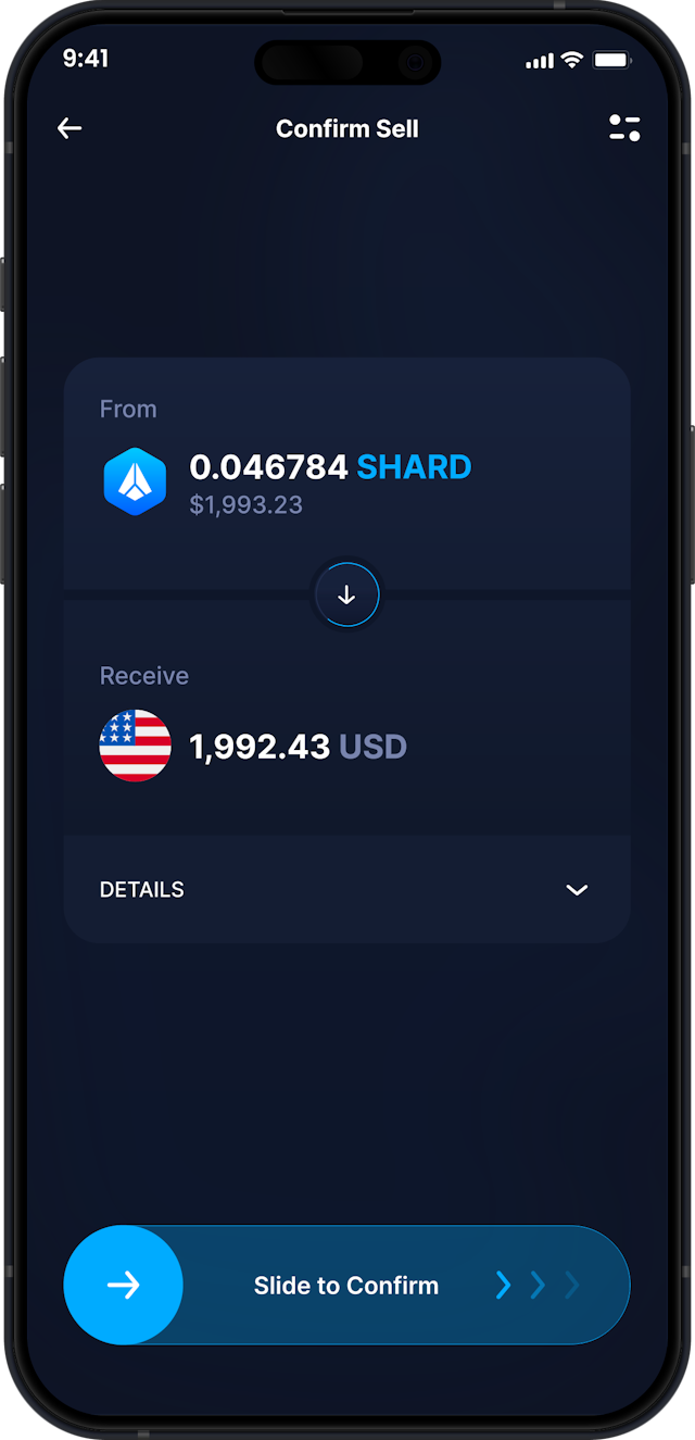 无限桌面Shard钱包 - 购买和销售SHARD