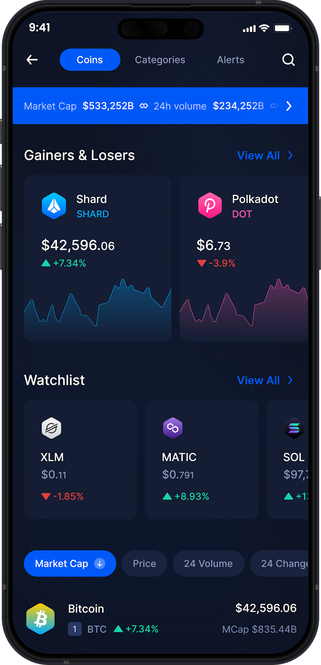 Infinity Mobile Shard Wallet - SHARD Market Stats & Tracker