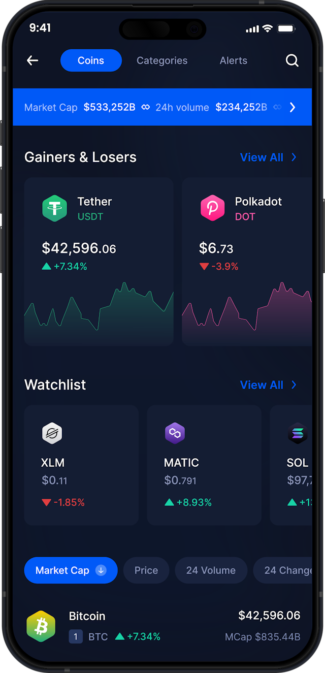 Infinity Mobile Tether Wallet - USDT Marktdaten & Tracker